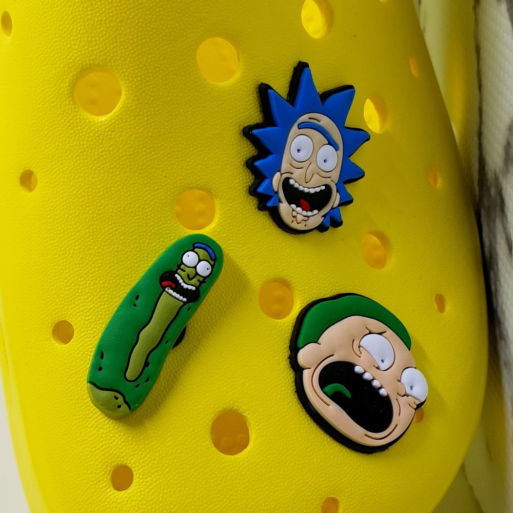 Rick And Morty CROC CHARMS